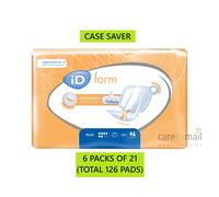 iD Form Plus Incontinence Pads - Long - Size 2 - 6 Packs of 21