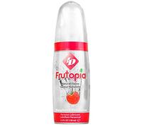 ID Frutopia Raspberry Flavoured Lube 100ml Pump Bottle - Naturally Flavoured Water Based Lubricant Making It Ideal For Oral Sex
