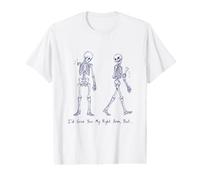 I'd Give You My Right Arm But Funny Skeleton Pun Value Graphic T-Shirt