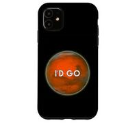 I'D GO Funny Humorous Witty Occupy Mars Case for iPhone 11