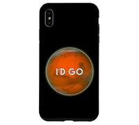 I'D GO Funny Humorous Witty Occupy Mars Case for iPhone XS Max
