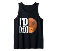 I'd GO. Mars Colonization Tank Top