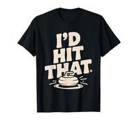 I'd Hit Curling Skip Humor Stone Winter Sport Identity T-Shirt