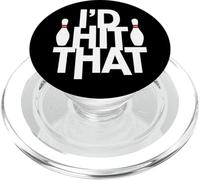 I'd Hit That Funny Bowler Bowling Pins 7 10 Split PopSockets PopGrip for MagSafe