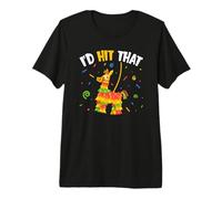 I'd Hit that Llama Funny Pinata Premium T-Shirt