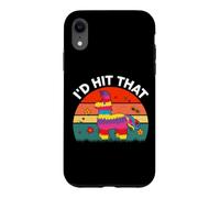 Id Hit That Pinata Cinco De Mayo Funny Mexican Boy Men Women Case for iPhone XR