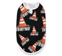 I'd Hit That Traffic Cone Light Cute Dog Clothes Costume Cat Pajamas Puppy Gift Pet Sweater Coat Jacket