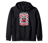 I'd Let My Girlfriend Bite Me Even If She Had Rabies Zip Hoodie