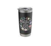 I'd Like People More If They were Cats Instead - Stainless Steel Insulated Tumbler