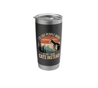 I'd Like People More If They were Cats Instead Stainless Steel Insulated Tumbler