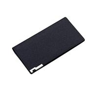 ID Long Wallet Hasp Canvas Solid Color Men Open Purse Multiple Card Slots Clutch Bag 7 plus Phone Case Wallet for Women (Black, One Size)