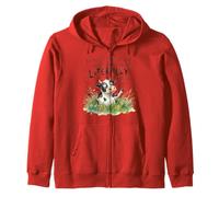 Id Love To Stay And Chat But Id Rather Do Anything Else Cow Zip Hoodie