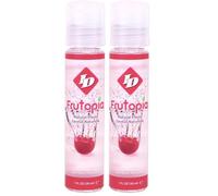 ID Lubricants Frutopia Water Based Flavoured Lubricant Cherry Pocket Bottle 30 ml (Pack of 2)