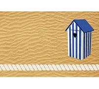 ID Mat Boston Region, Vinyl, Beige Blue, 40x60x0,5 cm