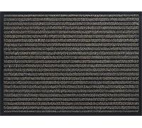 ID MAT Doormat, 34% fibers, Scratch Resistant monofilament, 66% Absorbent Polypropylene on PVC Sole, Brown, 60 x 80 cm
