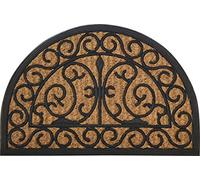 ID Mat Doormat, Jute/sisal coir fibres on sole and rubber moulding, Beige, 40 x 60 cm