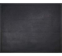 ID MAT Doormat, Rubber, Black, 80 x 100 cm