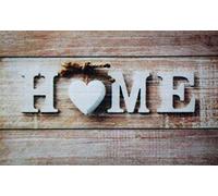 ID Mat Home Heart Boston, Synthetic, Beige, Brown 50x80x0,5 cm