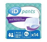 1x iD Pants Plus Unisex Incontinence Pants - X-Large - Pack of 14 - 1700ml