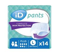 1x iD Pants Plus Unisex Incontinence Pants - Large - Pack of 14 - 1590ml