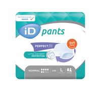 ID Expert Disposable Normal Incontinence Pants, Large, 100-145 cm, 1250 ml, Anti-Leakage Protection, Maximum Discretion, Fast Absorption, Odour Control, Unisex, Moderate to Heavy Incontinence