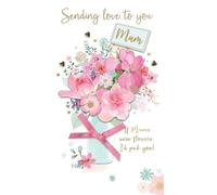 I'd Pick You Vase-Tastic Blooms! Mother's Day Hand-Finished Greeting Card