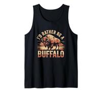 Id Rather Be A Buffalo Tank Top