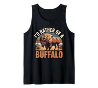 Id Rather Be A Buffalo Tank Top