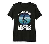 I'd Rather Be Arrowhead Hunting Spear Hunting Hunter Premium T-Shirt