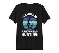 I'd Rather Be Arrowhead Hunting Spear Hunting Hunter Premium T-Shirt