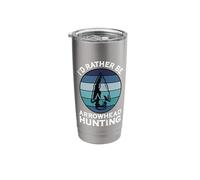I'd Rather Be Arrowhead Hunting Spear Hunting Hunter Stainless Steel Insulated Tumbler