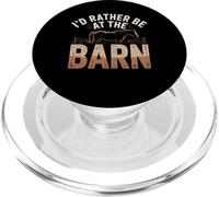 I'd Rather Be At The Barn Horse PopSockets PopGrip for MagSafe