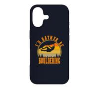 I'd Rather Be Bouldering Retro Bouldering Climbing Hobby Case for iPhone 17