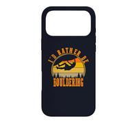 I'd Rather Be Bouldering Retro Bouldering Climbing Hobby Case for iPhone 17 Pro Max