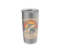 I'd Rather Be Chasing Swordfish Deep Sea Fishing Stainless Steel Insulated Tumbler