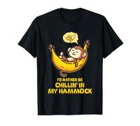 I'd Rather be Chillin' in My Hammock Cute Monkey Camp Kawaii Value Graphic T-Shirt