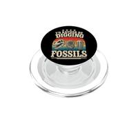 I'd Rather Be Digging Funny Dinosaur Fossils PopSockets PopGrip for MagSafe