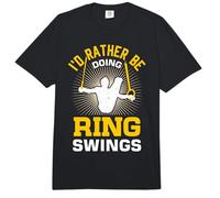I'd Rather Be Doing Ring Swings Athletic Display Comfort Colors Adult Heavyweight T-Shirt