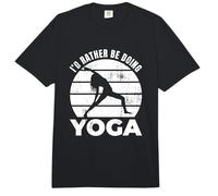 I'd Rather Be Doing Yoga Wellness Comfort Colors Adult Heavyweight T-Shirt