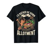 I'd Rather Be Down The Allotment Gardening Vegetable Grower T-Shirt