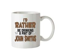 I'd Rather Be DRINKING A PINT OF JOHN SMITHS Personalised ADULT OFFICE MUG