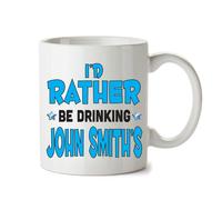 I'd Rather Be Drinking John Smith's Personalised Adult Office Mug - Customisable Desk Mug