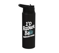 I'd Rather Be Dumpster Diving Stainless Steel Insulated Water Bottle