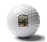 I'd Rather Be Farming Golf Balls Rubber Practice for Training for Backyard Beginner