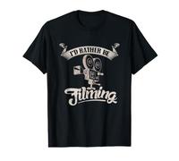 I'd Rather Be Filming Ironic Indie Filmmaker Meme Design Value Graphic T-Shirt