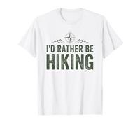 I'd Rather Be Hiking Mountain Hiker T-Shirt