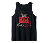 Id Rather Be Home Reading Spicy Books Smut Tank Top
