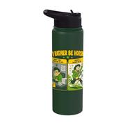 Id Rather Be Horsing Funny Hobby Horsing Escape Stainless Steel Insulated Water Bottle