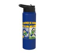 Id Rather Be Horsing Funny Hobby Horsing Escape Stainless Steel Insulated Water Bottle