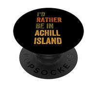 I'd Rather Be In Achill Island, County Mayo, Ireland PopSockets Swappable PopGrip